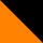 Laranja Fluorescente + Preto