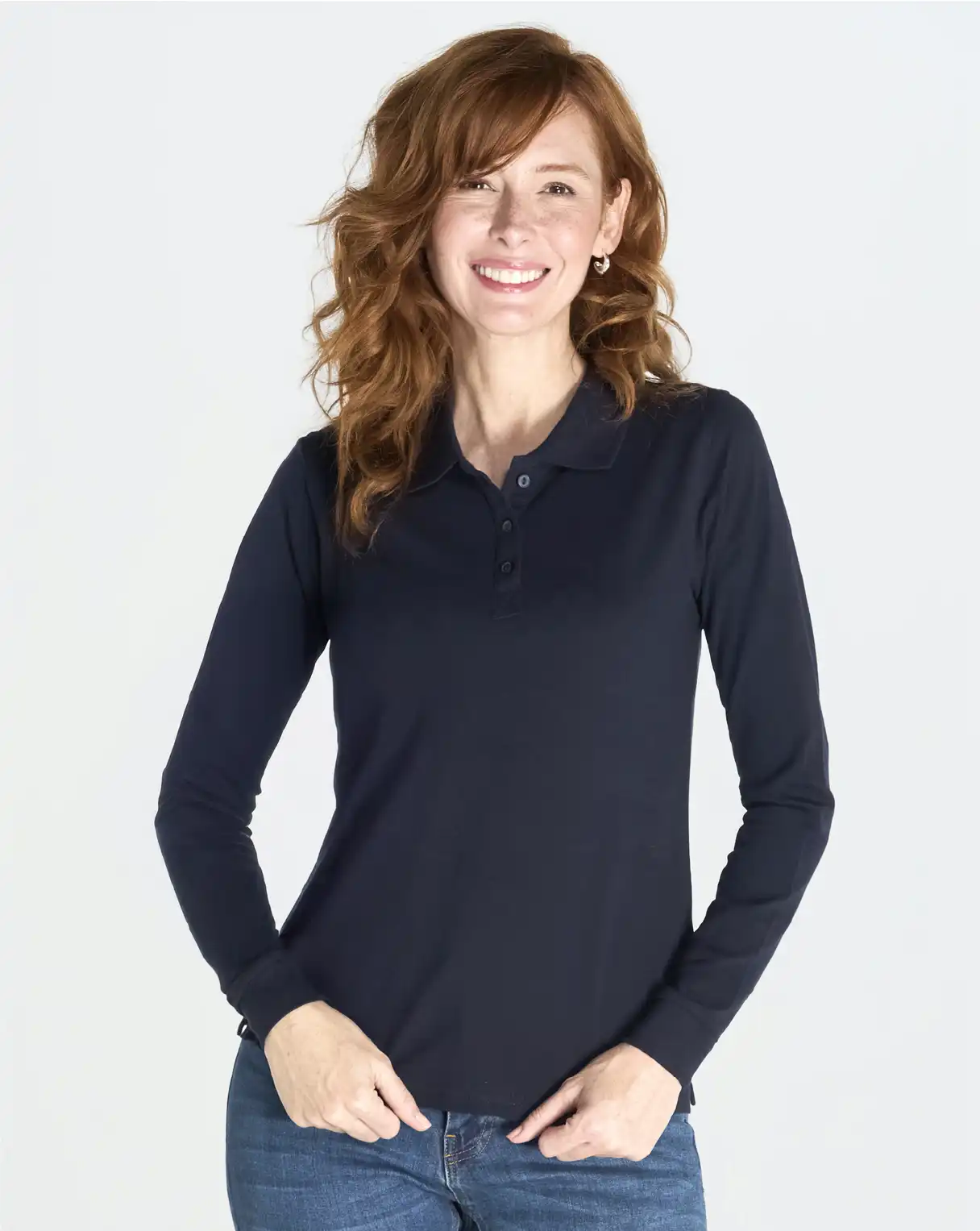 REGULAR LS POLO LADY